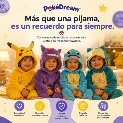 PokéDream™ Pijamas de Pokemon para Bebes y Niños