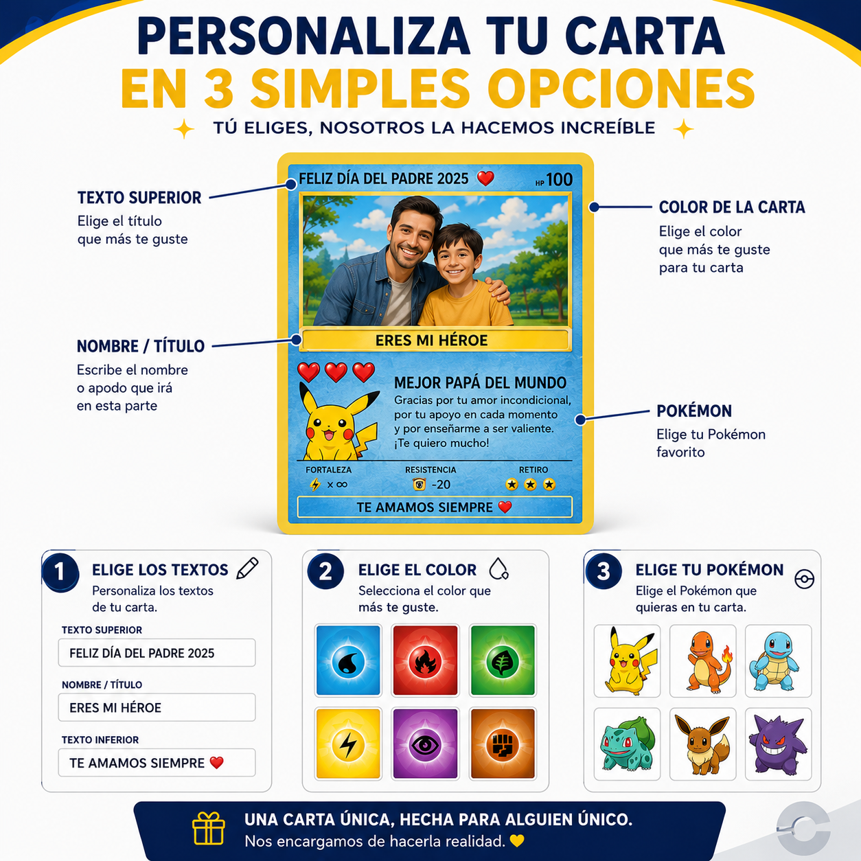 Pokecard Personalizada – Tu Propia Carta de Entrenador™