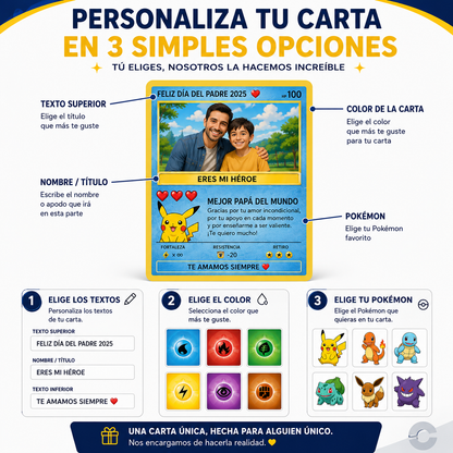 Pokecard Personalizada – Tu Propia Carta de Entrenador™