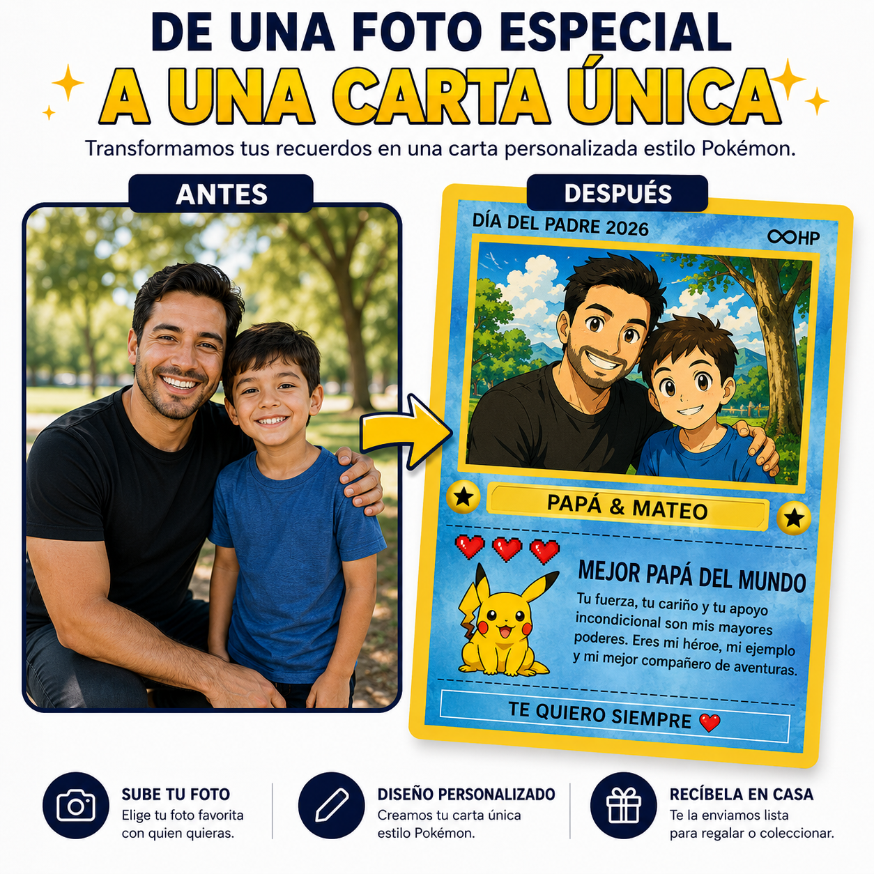 Pokecard Personalizada – Tu Propia Carta de Entrenador™