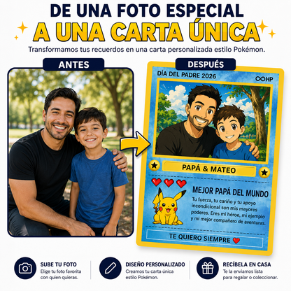 Pokecard Personalizada – Tu Propia Carta de Entrenador™