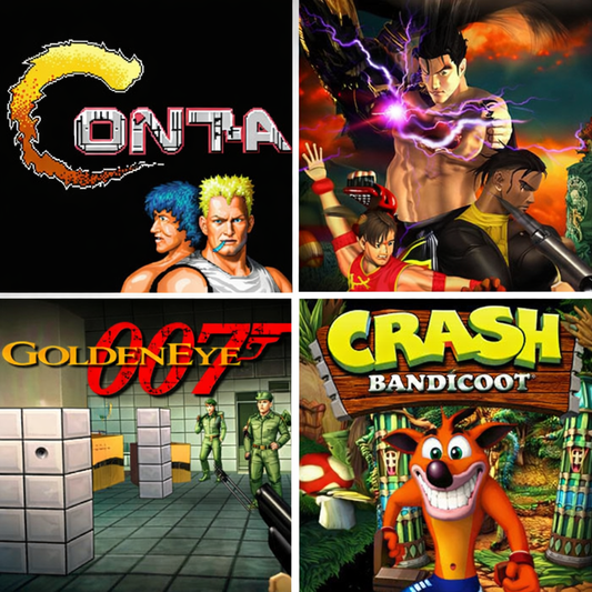 ¿Incluye Tekken , Crash, Goldeneyey 007, Contra?